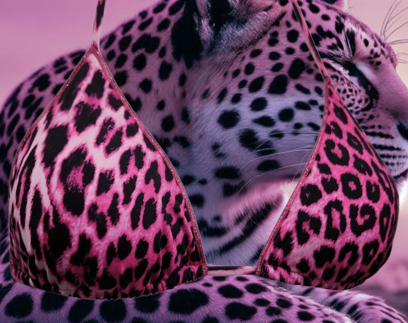 R902F leopardo fuxia