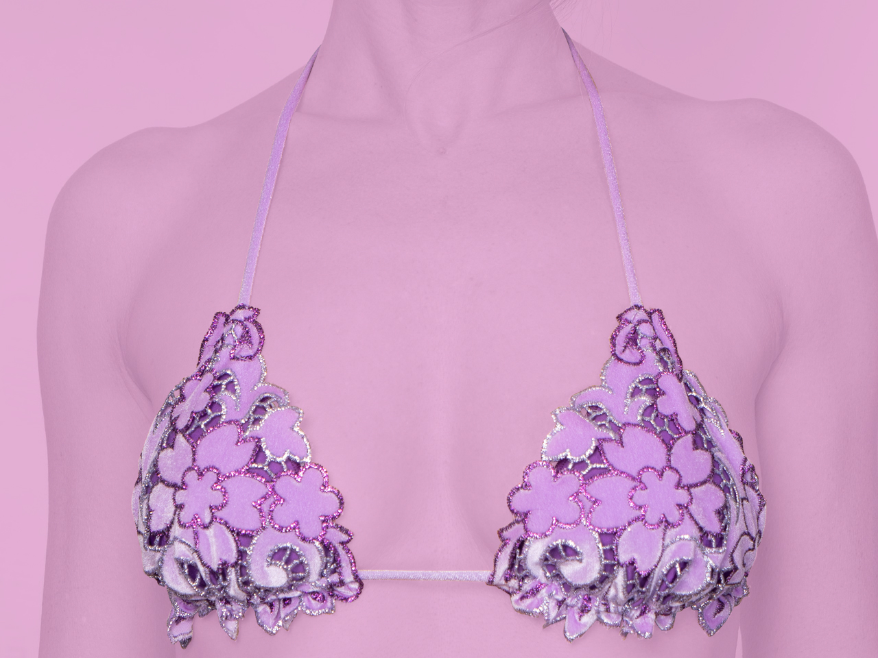 R902SG macrame fiore glicine