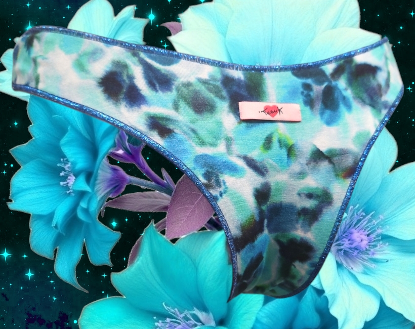 S901F fiore tie-dye bluette