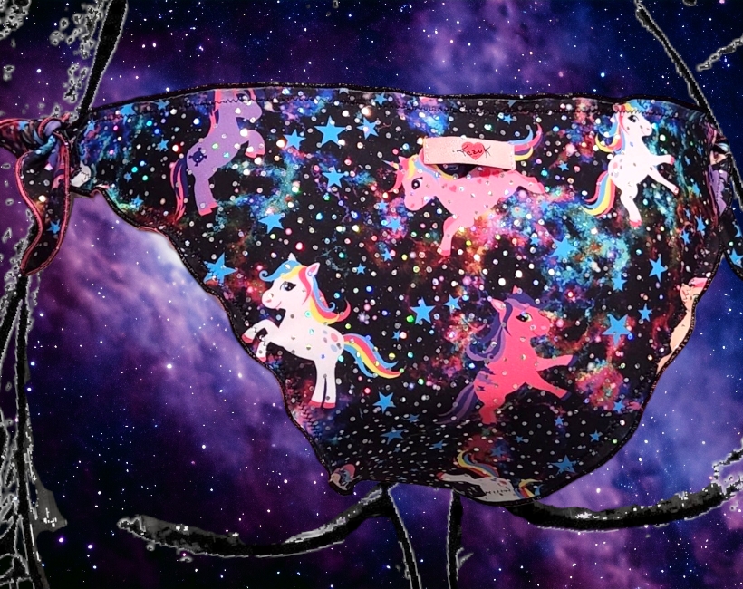 S925FR unicorno nero