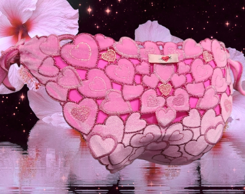 S925SG macrame cuori ortensia