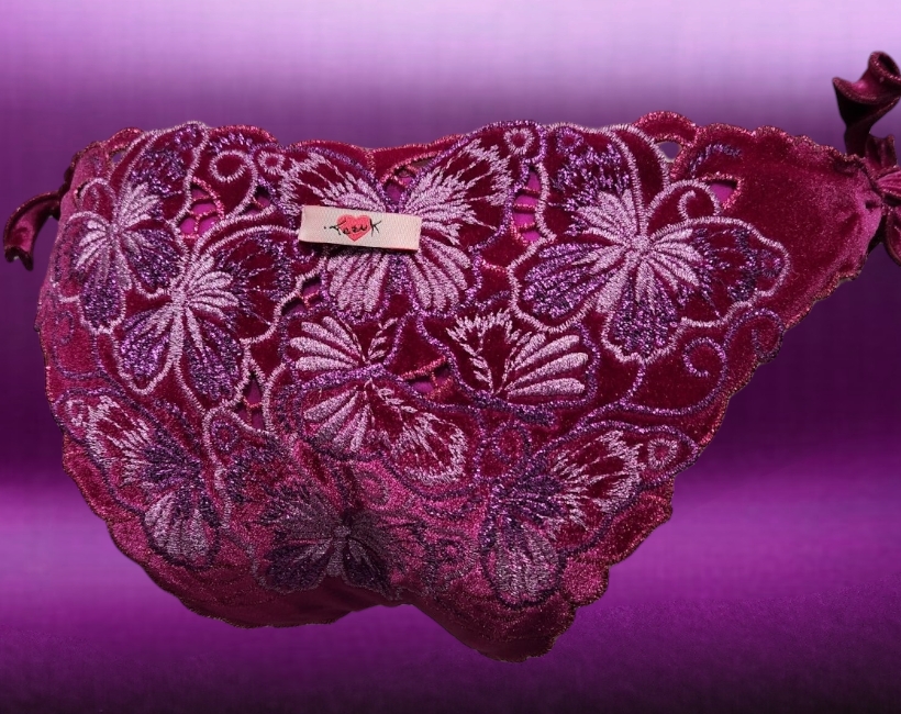 S925SG macrame farfalle orchidea