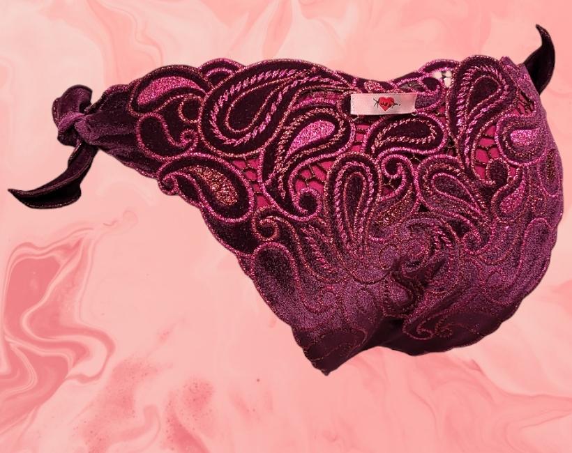 S925SG macrame pasley amarone