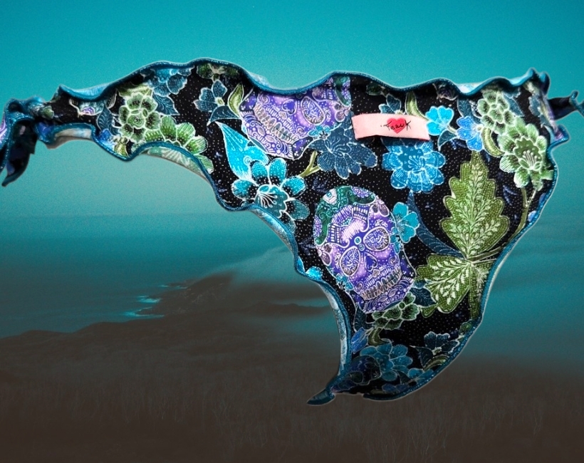 S930FR teschio fiori