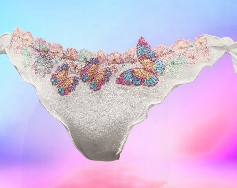 S930LX farfalle bianco velluto