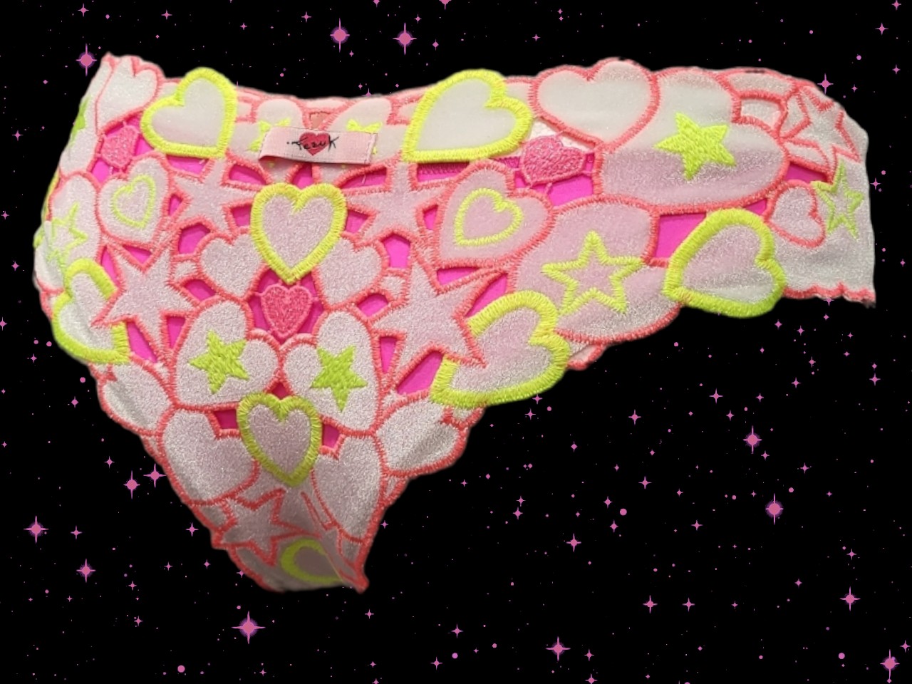 S995SG macrame stelle biancofluo