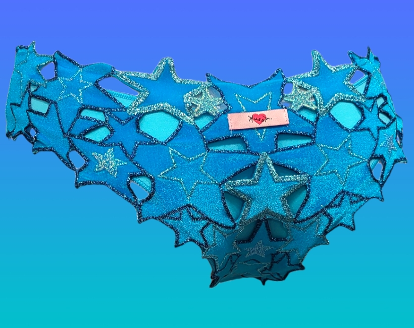 S996SG macramè stelle turchese