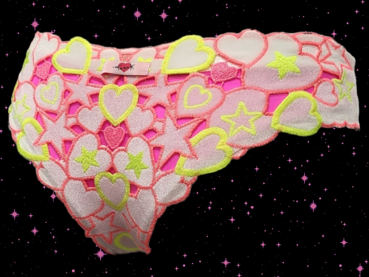 S996SG macrame stelle biancofluo