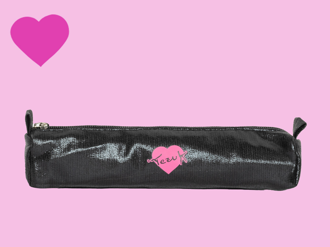 60 PORTA MATITE nero glitter