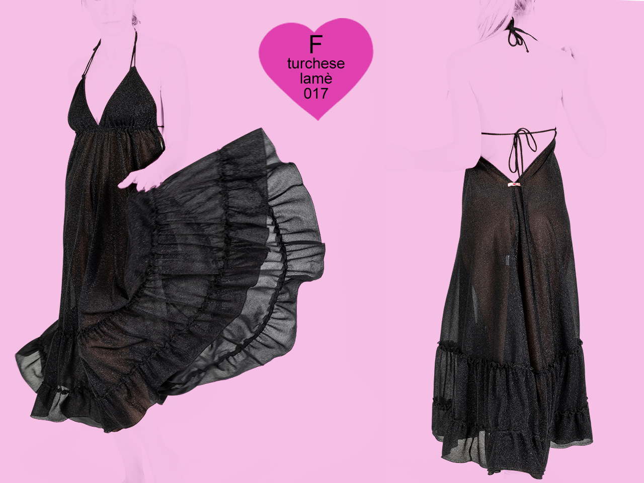 8055F LILLI 025 nero lamè