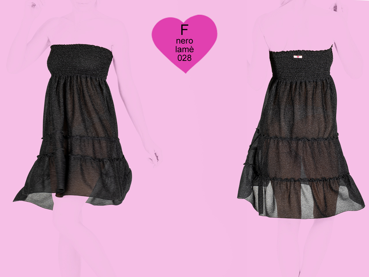 9218F BABE 025 nero lamè